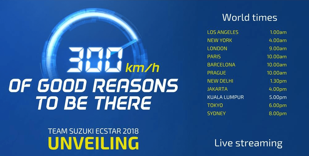 Team Suzuki Ecstar MotoGP 2018 – Apresentação / Presentation
