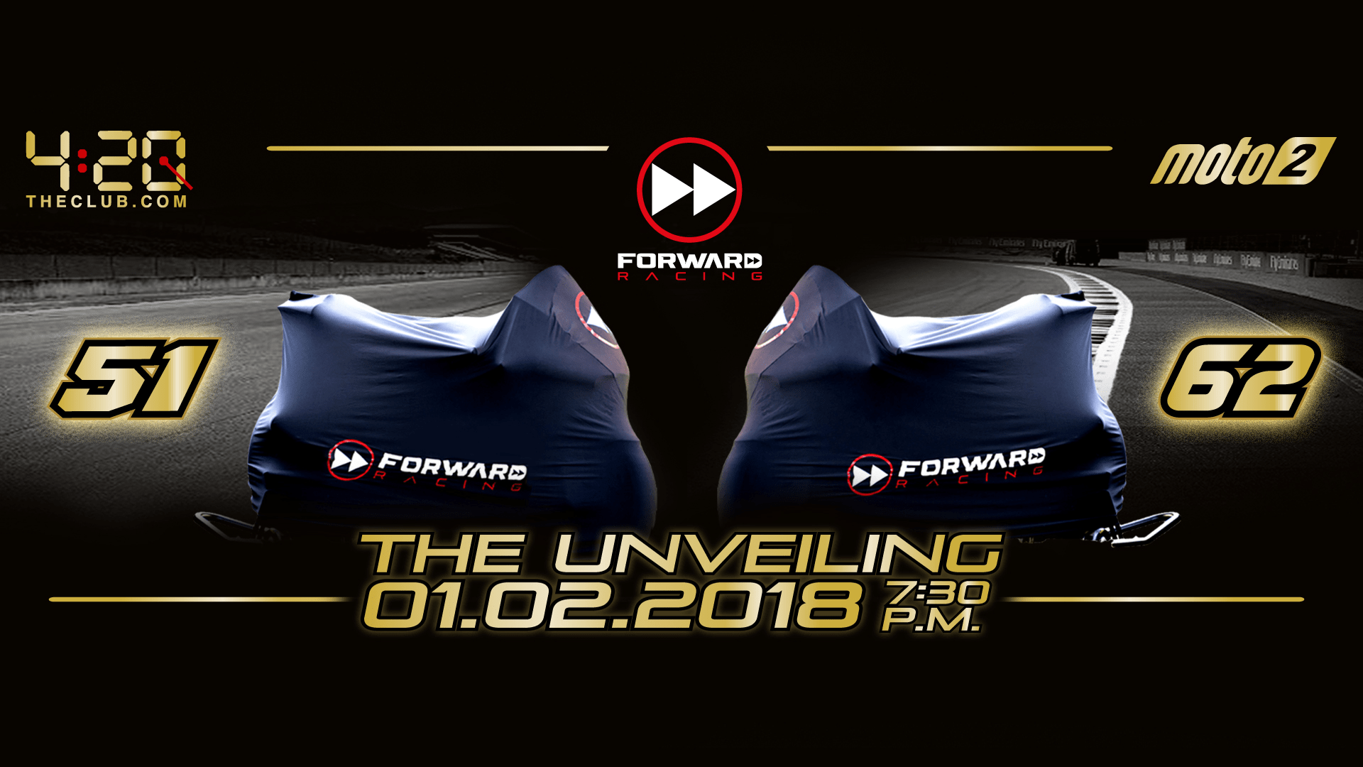 Forward Racing Team Moto2 2018 Presentation – Assista/Watch