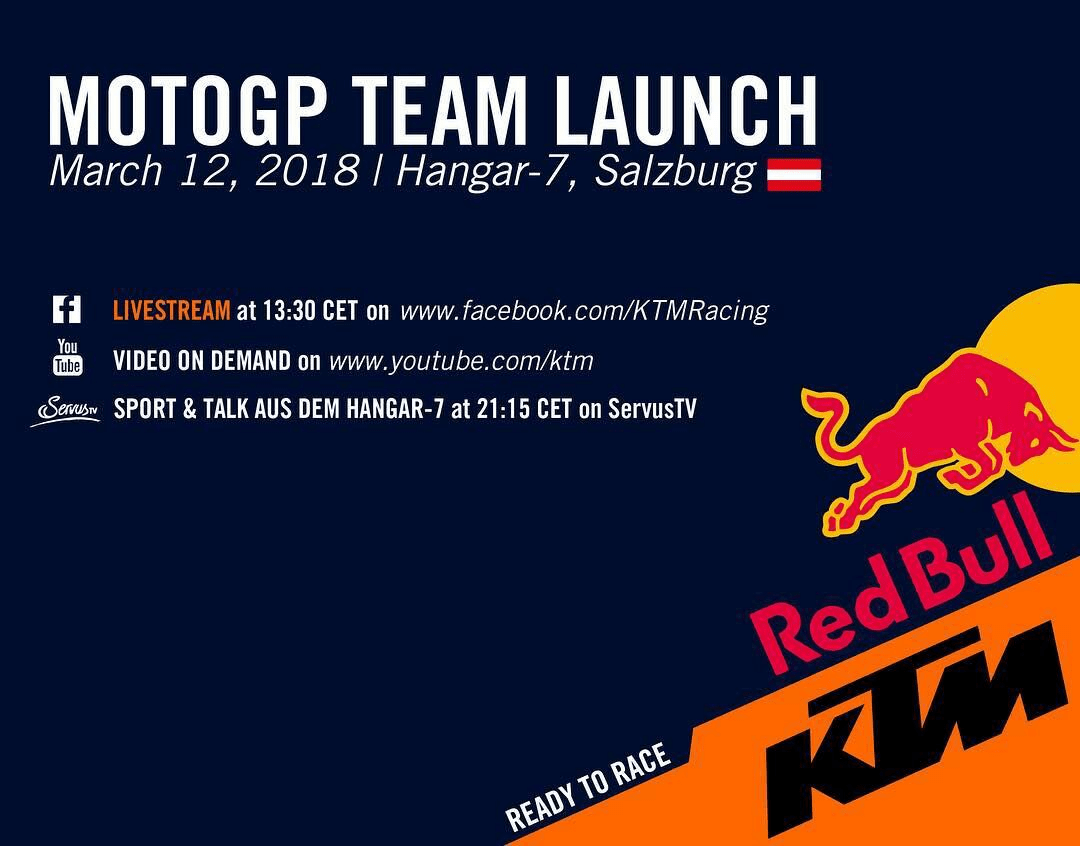 KTM Factory Racing MotoGP 2018 Team Presentation – Assista/Watch