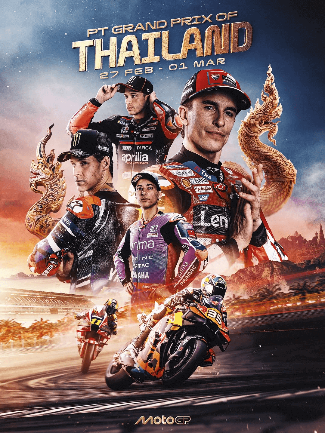 MotoGP 2026 – Round 1, #ThaiGP / Thailand | Watch Online Free